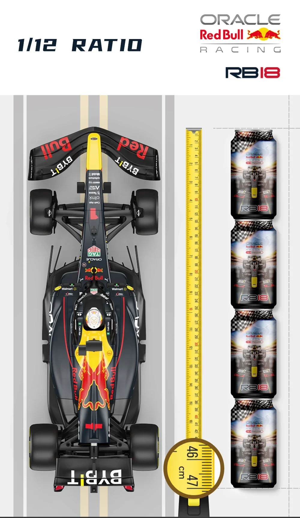 Red Bull F1カー モデル Red Bull F1 RB18 #1 Max Verstappen Abu Dhabi GP 2022 World