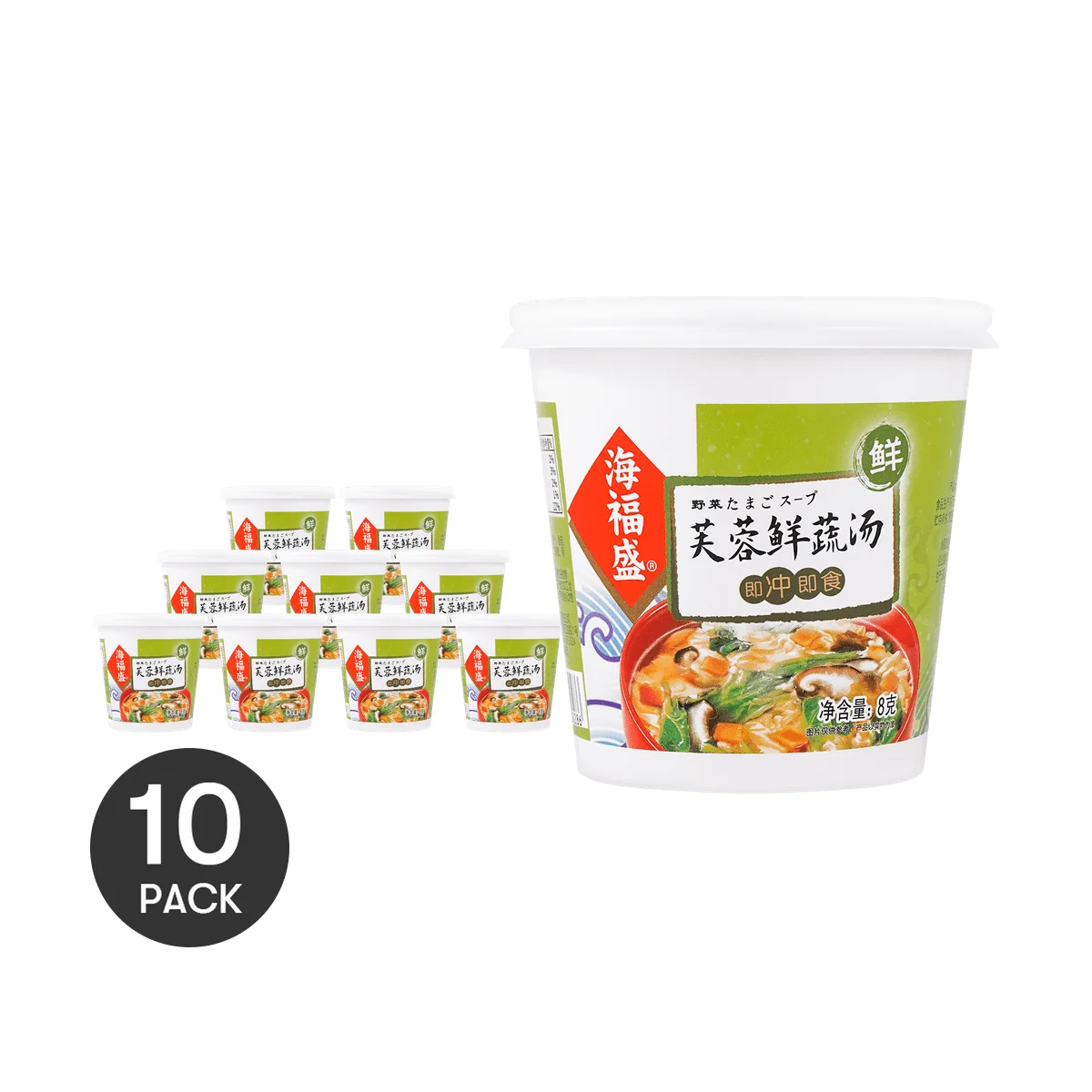 [10Packs] HAIFUSHENG Hibiscus Vegetable Soup 8g*10Packs