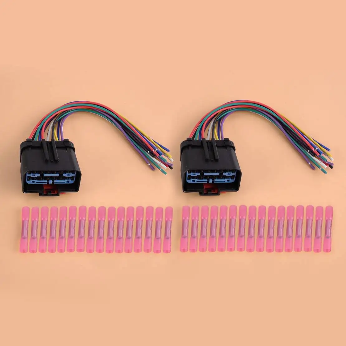 5013961 5013961AA 2 Sets Door Harness Connector Wiring Pigtail Fit For Jeep Commander Grand Cherokee Liberty Wrangler