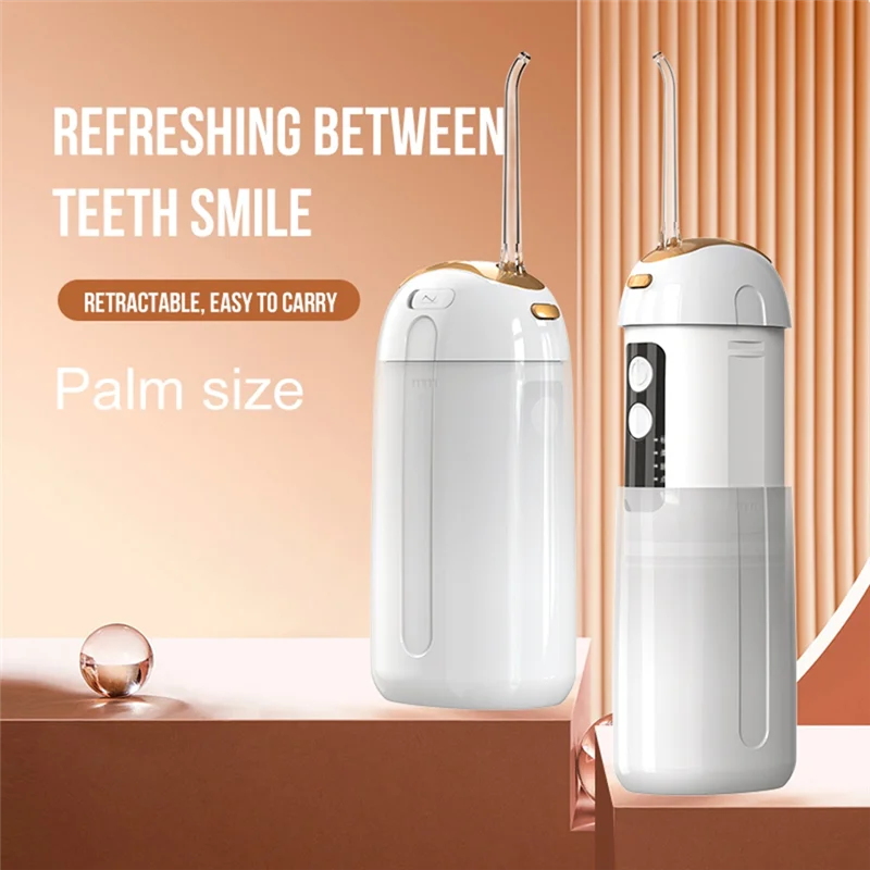 

D9-Water Flosser For Teeth,Portable Mini Water Flosser, Cordless Water Teeth Cleaner Picks With Telescopic Water Tank