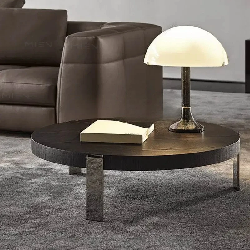 light luxury marble coffee table minimalist square solid wood tea table coffee tableTJ