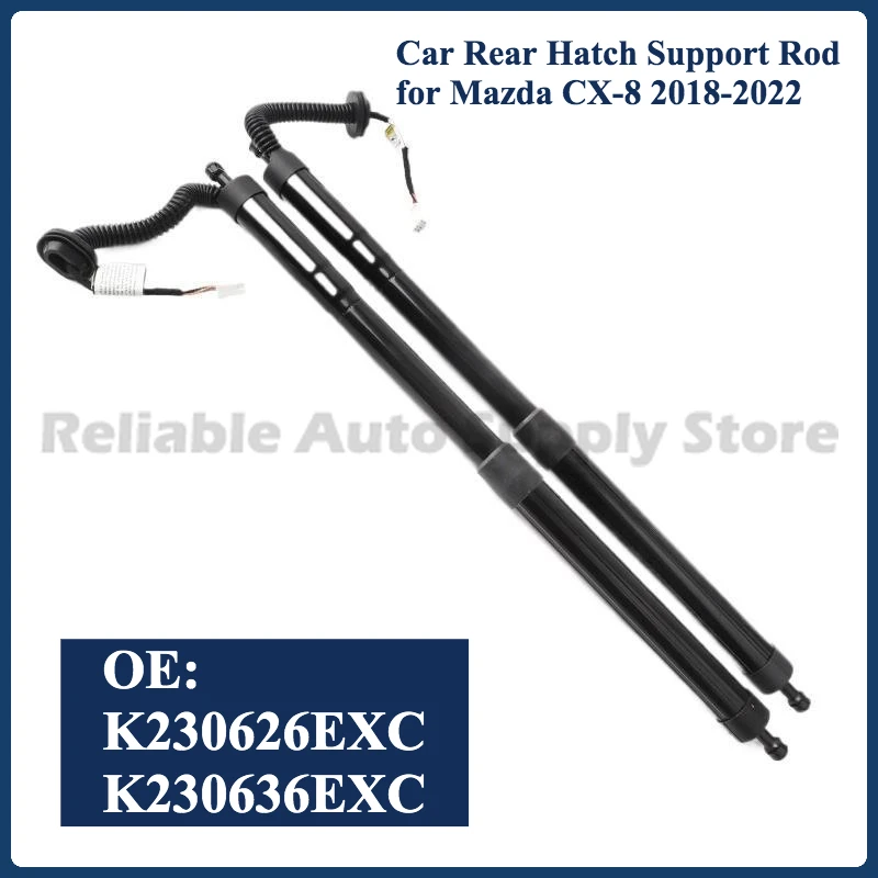 

1 Pair of Car Rear Hatch Support Rod K230626EXC K230636EXC Automotive Electric Tailgate Strut for Mazda CX-8 2018-2022