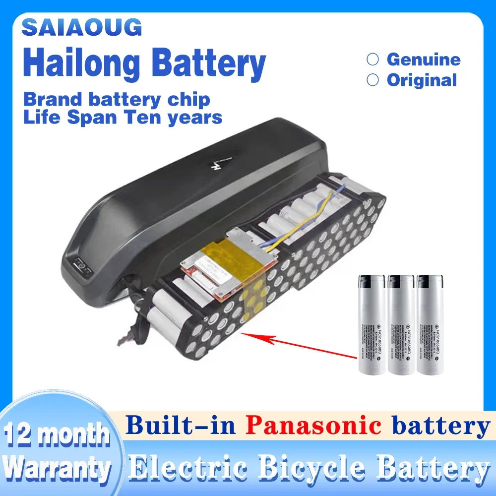 Hailong Electric Bike Battery 36V 50ah Accu Bafang 350W 500W 800W 1000W 2000W 30ah 40ah 16ah 23ah bicycle 36V lithium battery