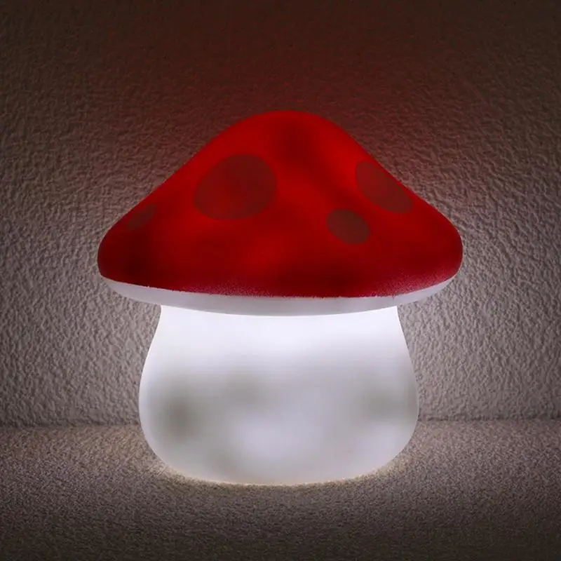 Small Mushroom Lamps Vintage Mushroom Night Lights For Stress Relief Durable And Energy-Saving Wake Up Lamp Led Night Light For