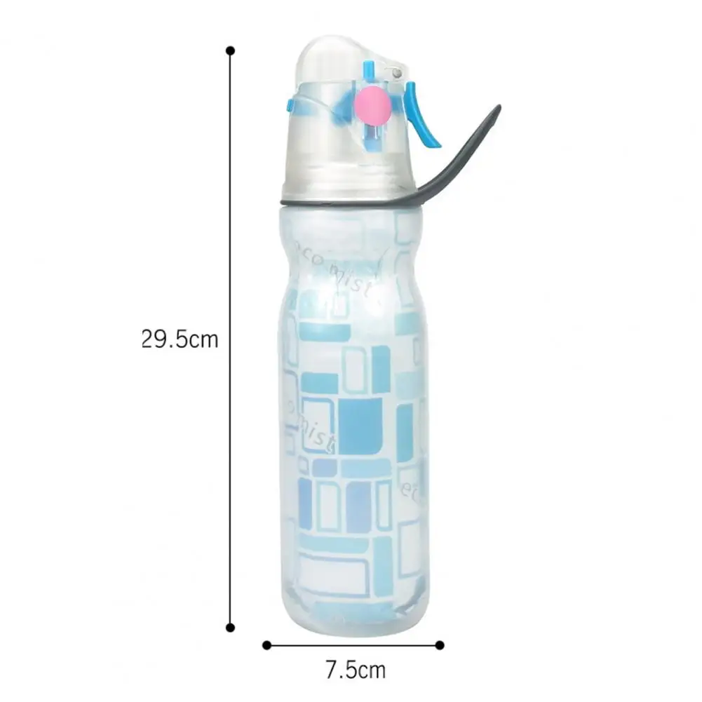 Sports Water Bottle 2-in-1 Water Bottle Insulated Mist Spray Water Bottle with Capacity for Travel Gym Sports Bpa-free for Men