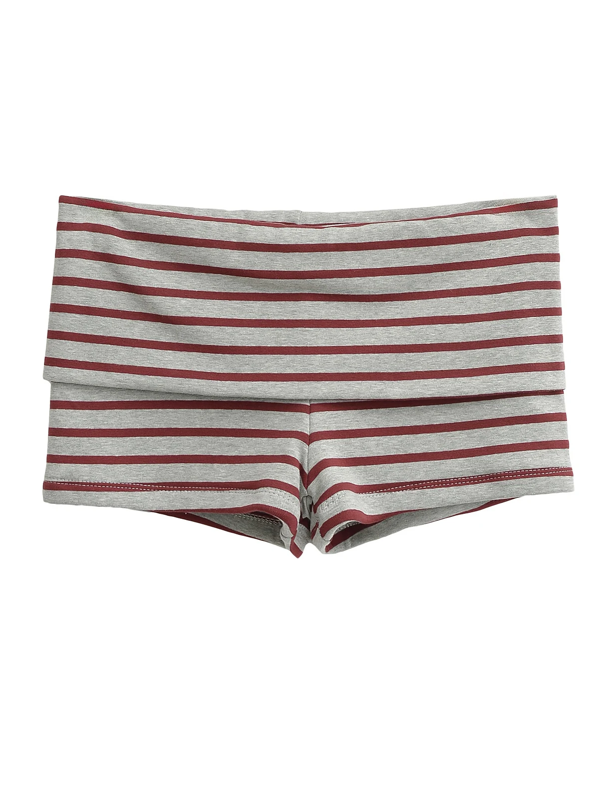 

Сексуальные женские шорты в американском стиле с низкой посадкой, в полоску, с эластичным двойным поясом, укороченные, в уличном стиле, повседневные, из хлопка