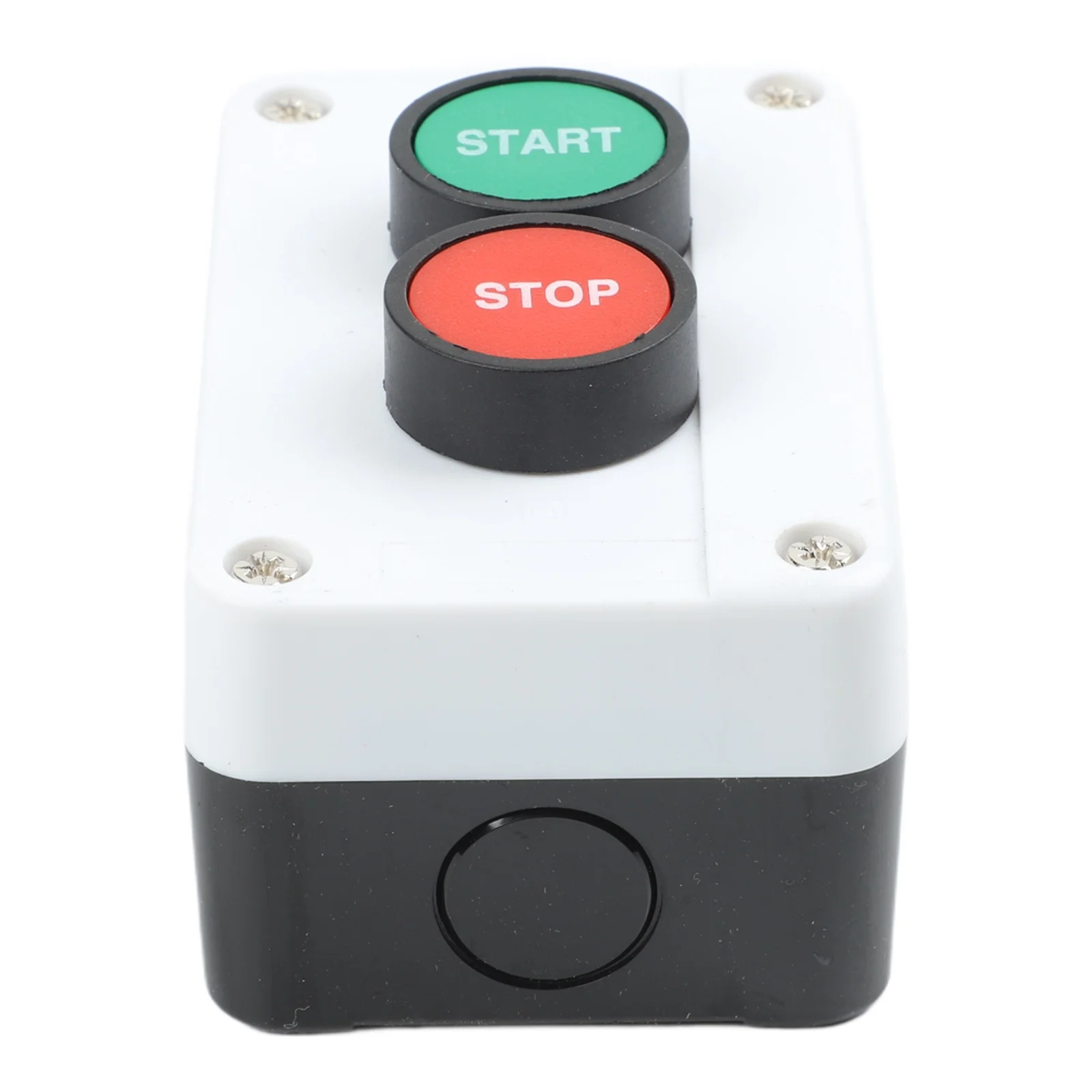 Industrial Start Stop Button Box, 22mm Momentary Push Button Switch 1NO 1NC, IP65 Waterproof Control Station For CNC Machine