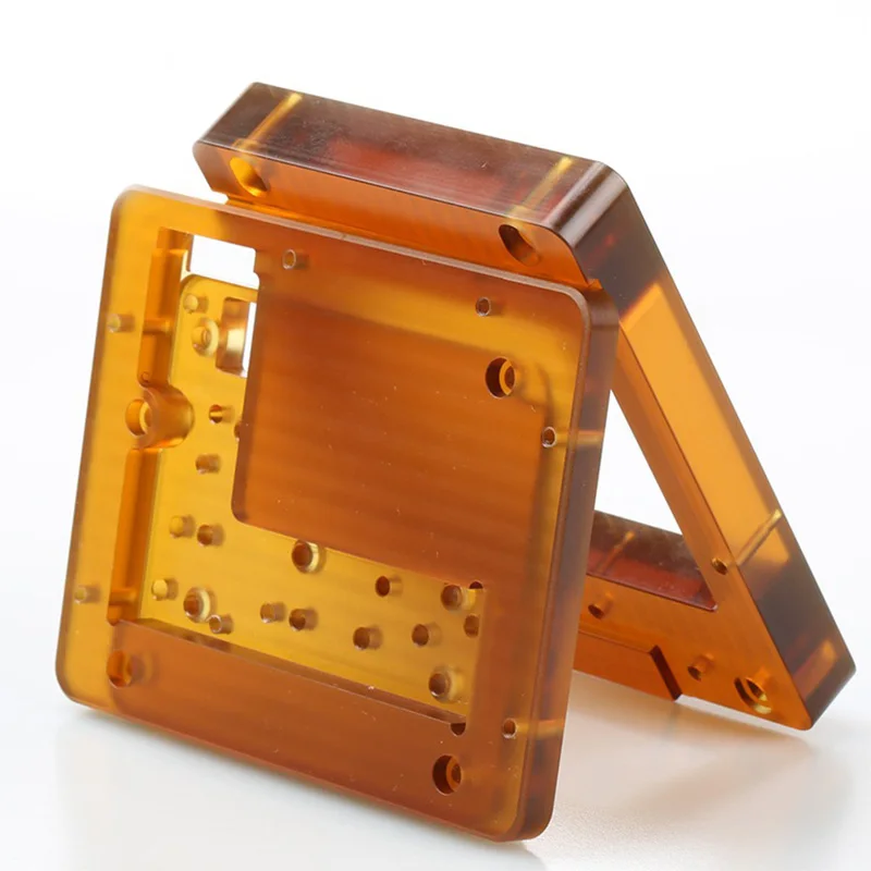 

Custom PEI Amber Polyetherimide Precision Parts - 5-Axis CNC Machining Custom Fabrication Services