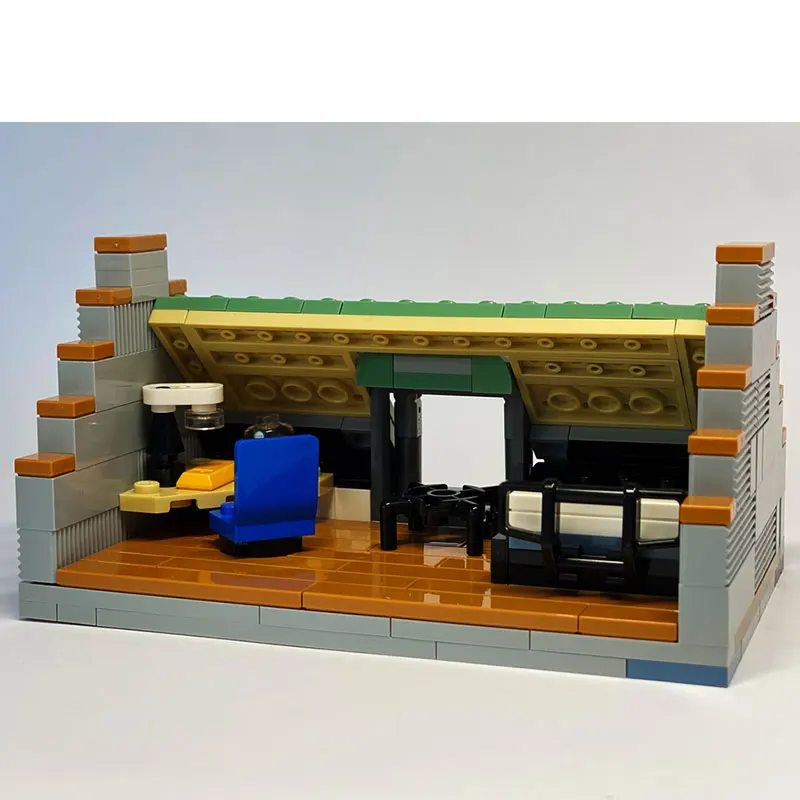 871PCS MOC- 213595   Downtown Dream MOC Nowoczesna architektura uliczna Seria Downtown Dream Modułowe klocki do budowania