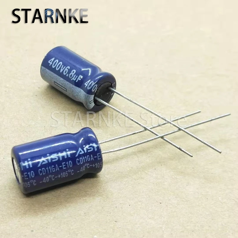 20PCS 400V 6.8UF DIP Aluminum Electrolytic Capacitor Volume 10*16MM CD11GA