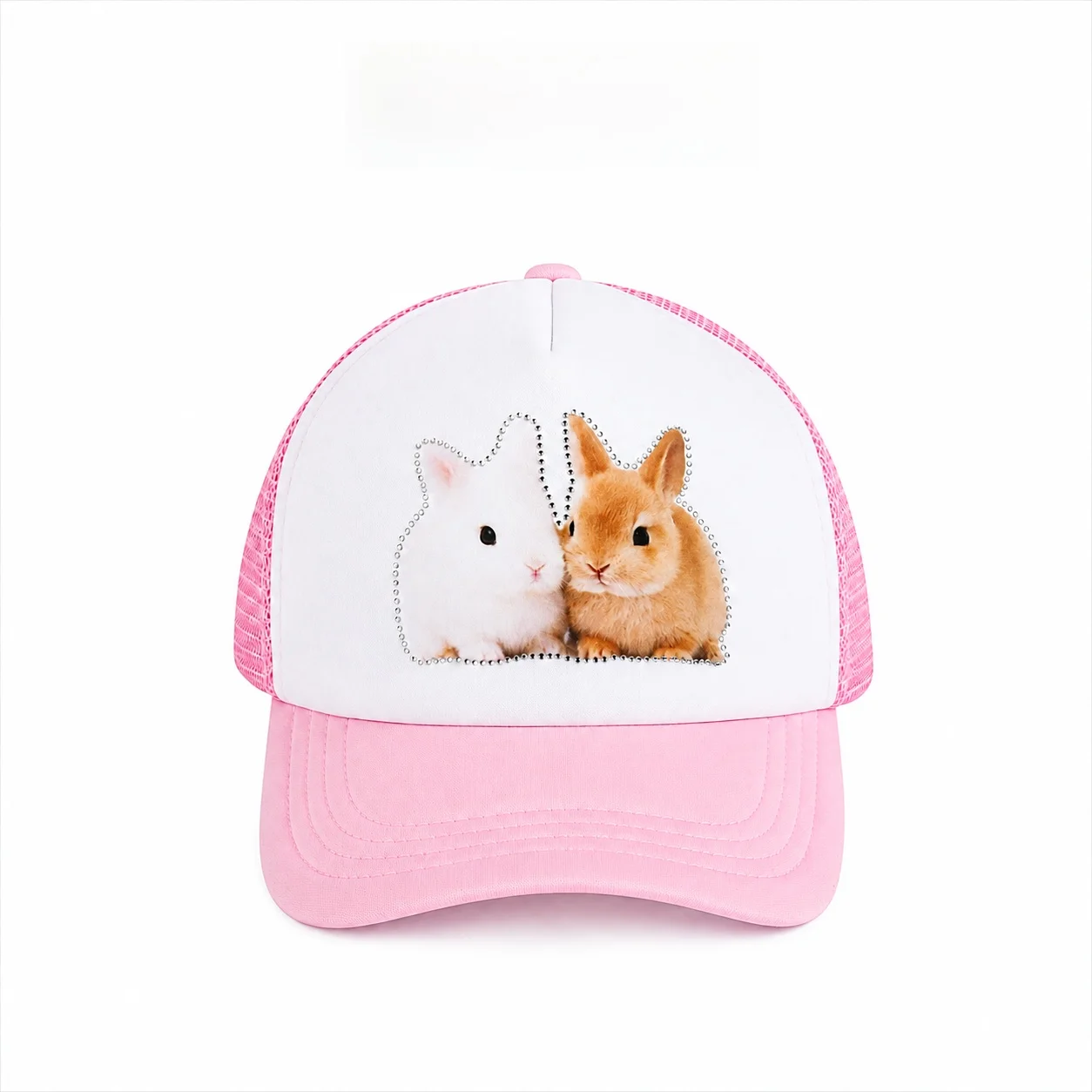 casquette-de-baseball-mignonne-motif-cochon-d'inde-et-lapin-chapeau-de-soleil-polyvalent-et-decontracte-adorable-et-tendance-pour-toutes-les-saisons-accessoire-de-mode-pour-femmes