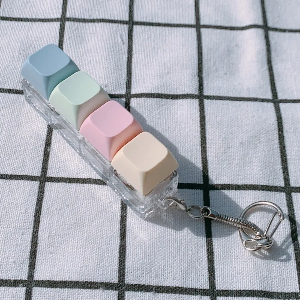 New 2/3/4 Keys Finger Keyboard Keycap Stress Relief Decompression Toy Key Button Pass The Time Pinch Toy Adult
