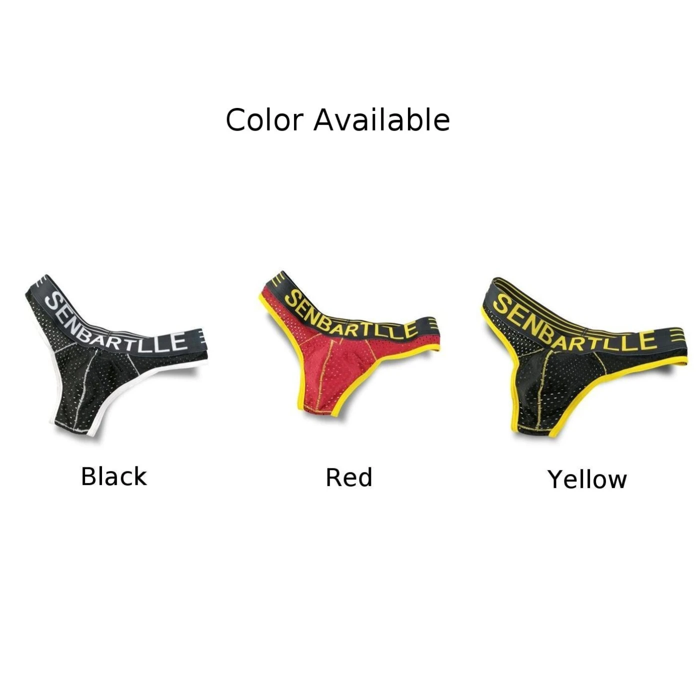 คุณภาพสูงที่มีประโยชน์ยี่ห้อใหม่กางเกงในชายกางเกงBreathable Comfort Elasticต่ําเอวM-2XL