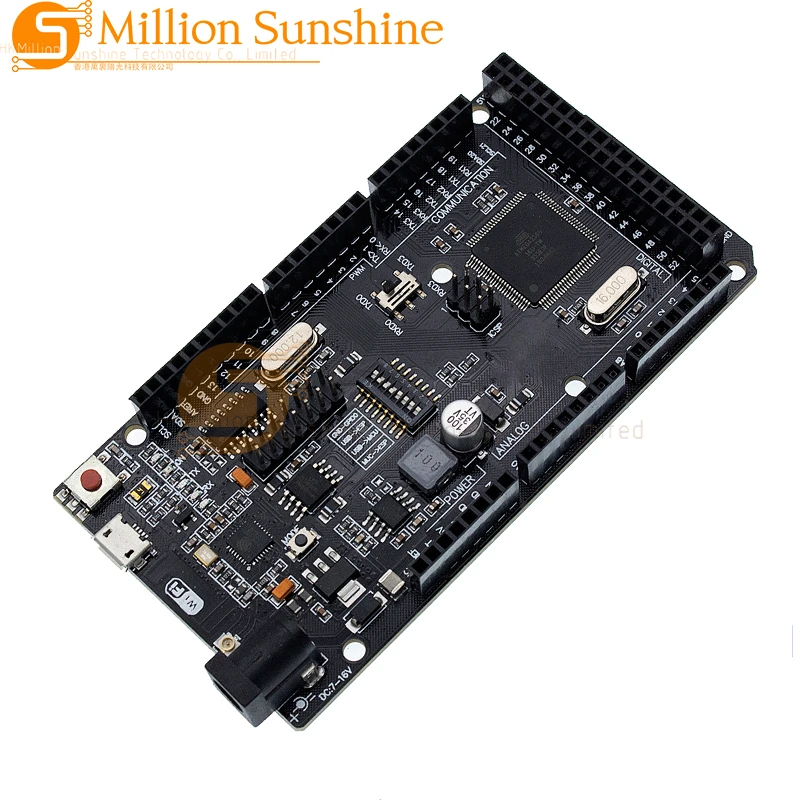 WeMos Mega +WiFi R3 ATmega2560+ESP8266 (32Mb memory), USB-TTL CH340G. Compatible Mega, NodeMCU, WeMos ESP8266