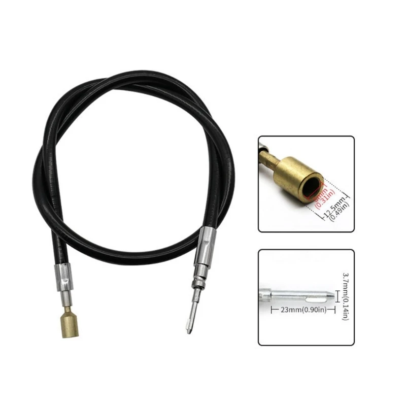Extensión amoladora con eje Flexible, herramienta rotativa, cable extensión taladro Flexible para amoladora eléctrica,