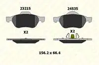 Store code: B245351835KD13 interior brake pad MEGANE II 05 1,5 1,6 16V 16V 16V 2,0 16V GRAND SCENIC II II III CLIO III