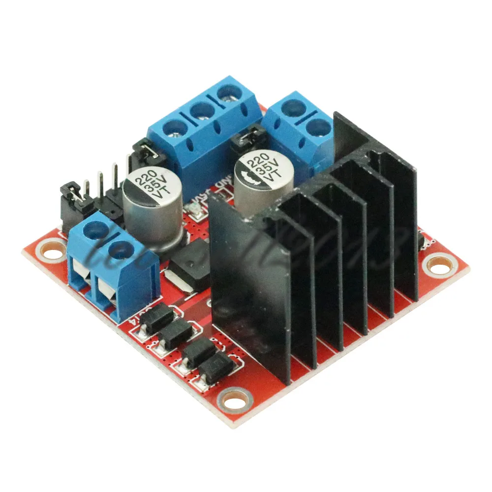 NEW Smart Electronics L298N Stepper DC Motor Driver Shield Expansion Development Board for arduino DIY Car Robot Dual H Bridge