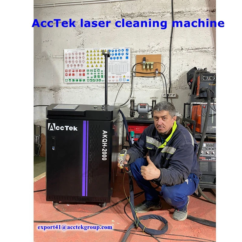 

2000 Watt Handheld Laser Portable Handheld Oil Rust Cleaning Laser Machine For Sale Laser For Cleaner