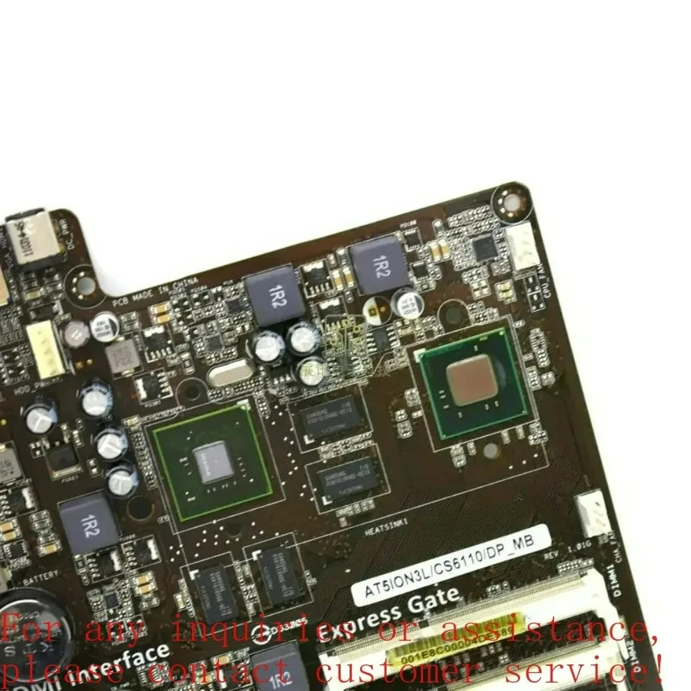 Used For ASUS AT51ON3L/CS6110/DP_MB Integrated Atom D525CPU S6110 main board  (store code: 0666)