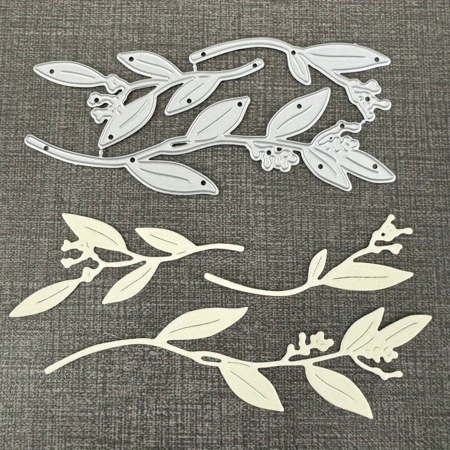 Fine Berry Branch Trio Metall-Stanzformen, Form, Stempel, Serie, Sammelalbum, Papier, Basteln, Messerform, Klingenstanzer, Schablonen, Fotoalben
