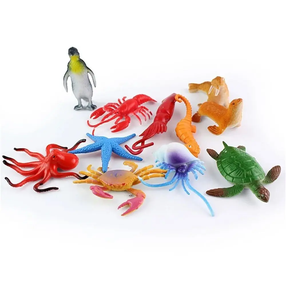 

Kids Gift Educative 6CM Sea Creatures PVC Ocean Animals Action Figures Model Toys Simulation Animal Marine Animal