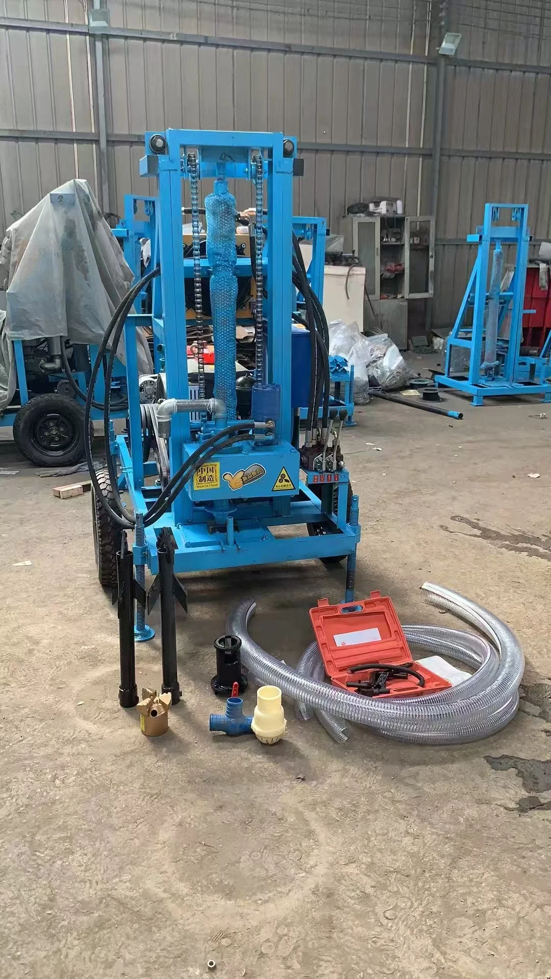 

Customized Small 100m 200m Crawler Deep Well Drilling Rig Machine Mud Pump Exploration Diesel Engine Well Drilling Rig