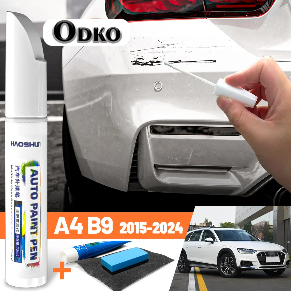 Car Paint Pen Paint Care Fixer Scratch Repair Wax Painting Scratch Remover For Audi A4 B9 8W 2015-2024 2019 2020 2021 2022 2023