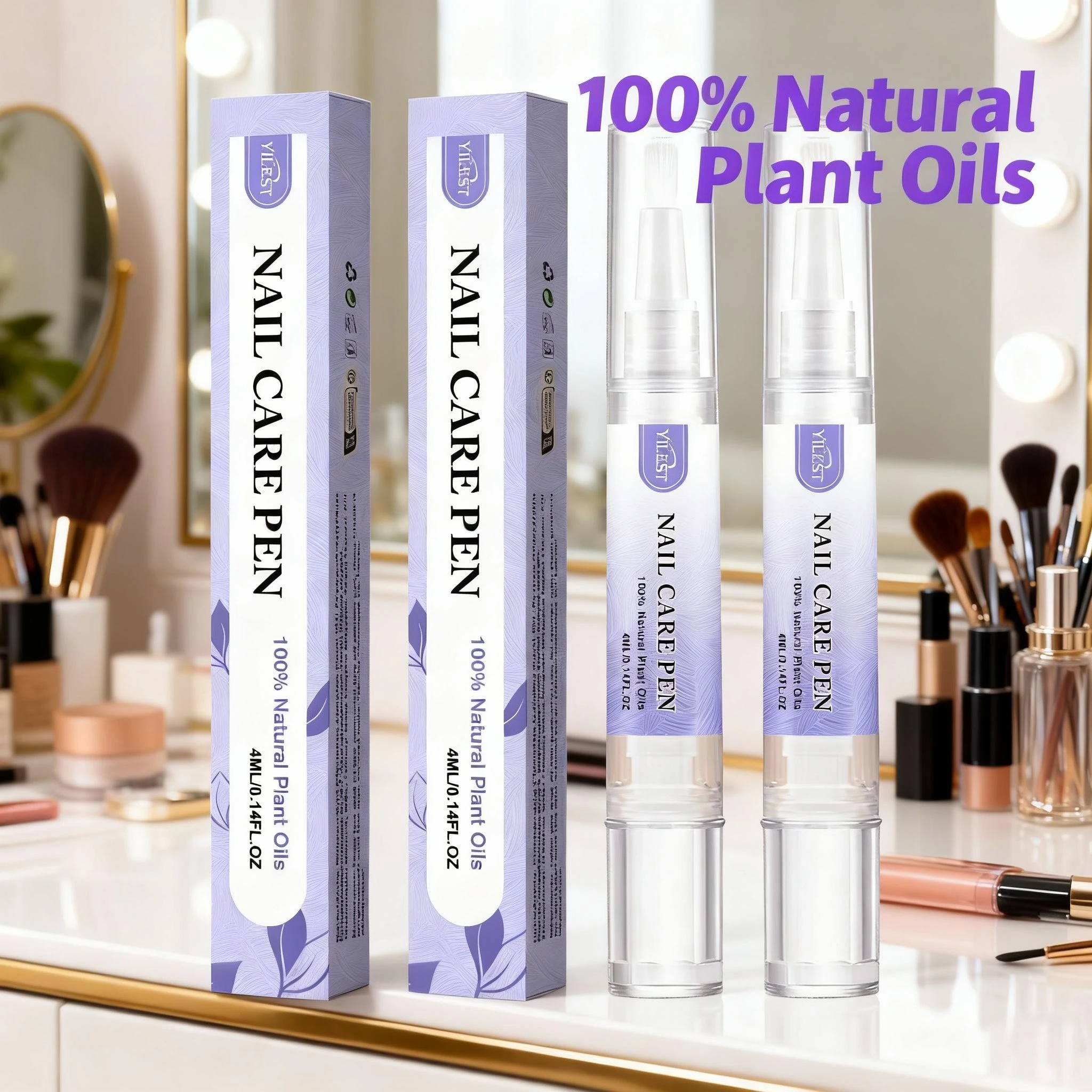 علاج أظافر الأصابع لجمال الصحة حافة القلم النفط بشرة الأظافر النفط القلم تغذية النفط ل مانيكير أدوات العناية بالأظافر #2