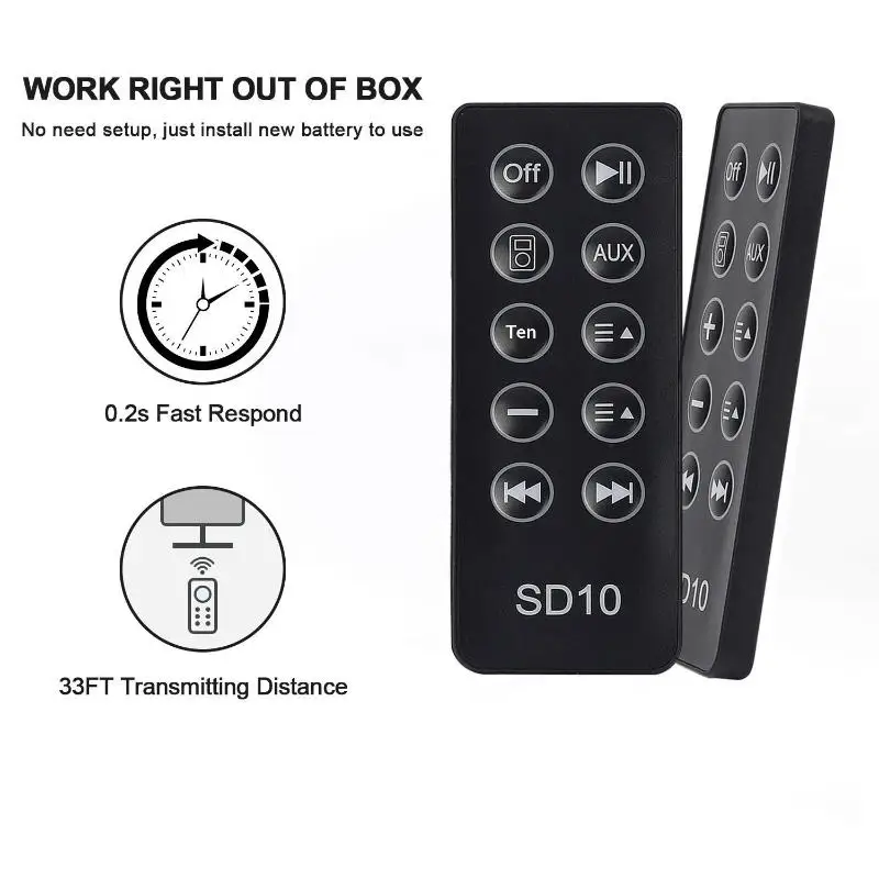 1Pcs Audio Remote Control Replacement For SoundDock 10 AM316536 AM314136 SoundDock Series 2 3 II III Portable Music Base