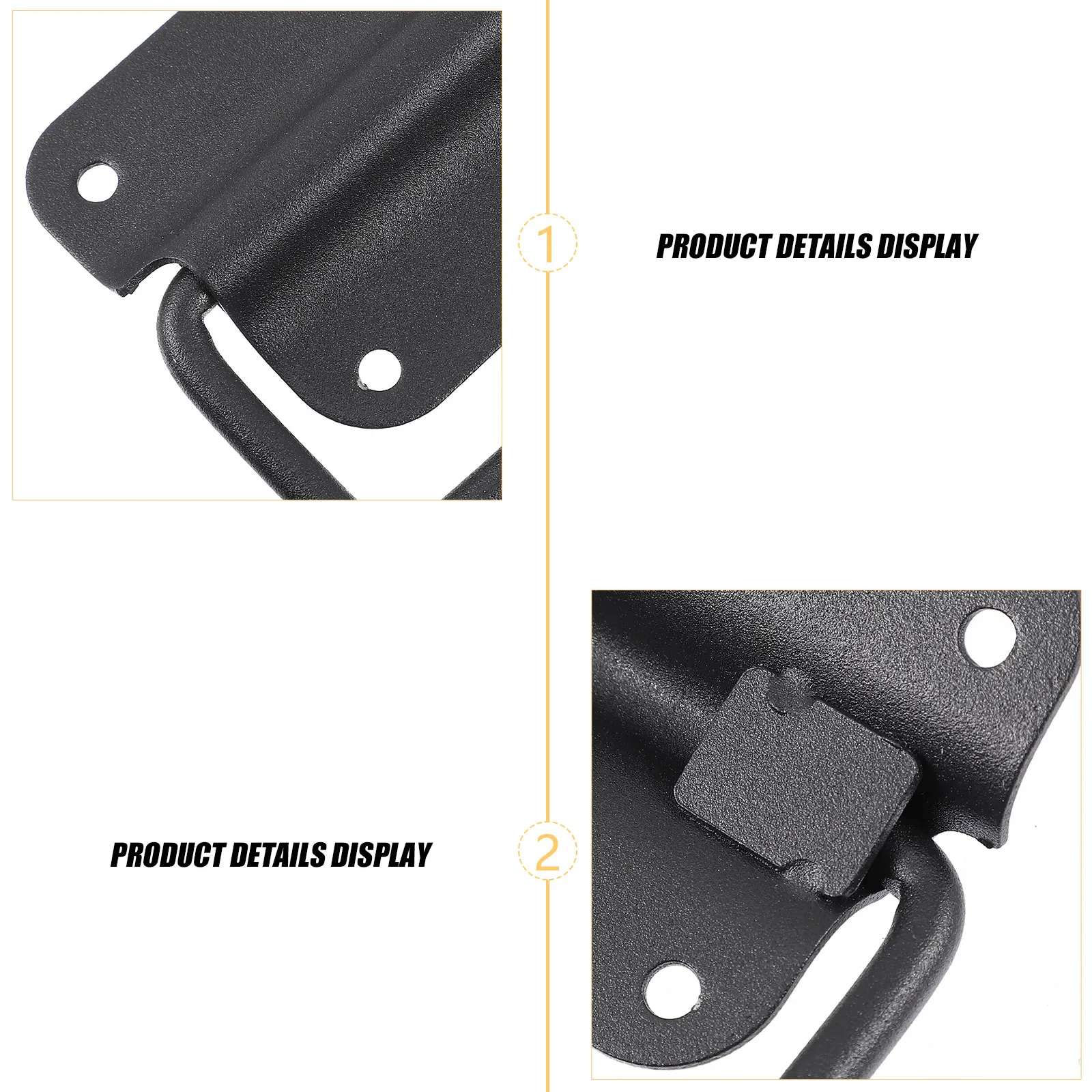 

2Pcs StainlessSteel H les Foldable Toolbox Pulls For Suitcase CabinetDoor Hardware Durable