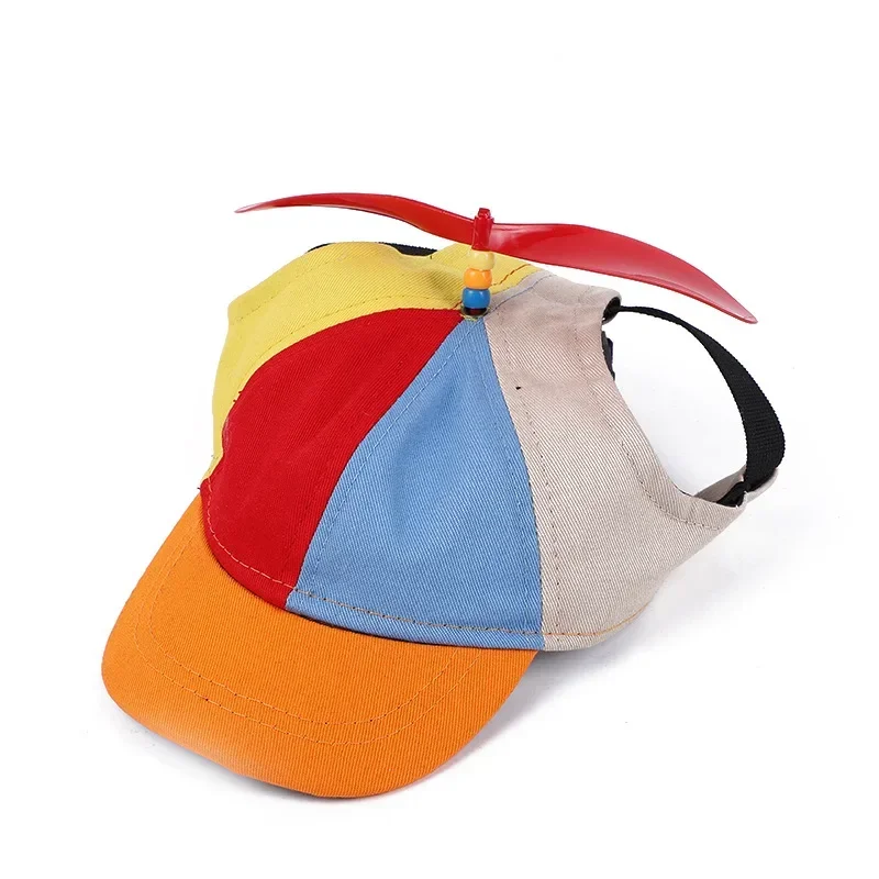 Pet Propeller Hat Colorful Detachable Adorable Sunproof Breathable Replacement Summer Outdoor Decorative Cap Supplies