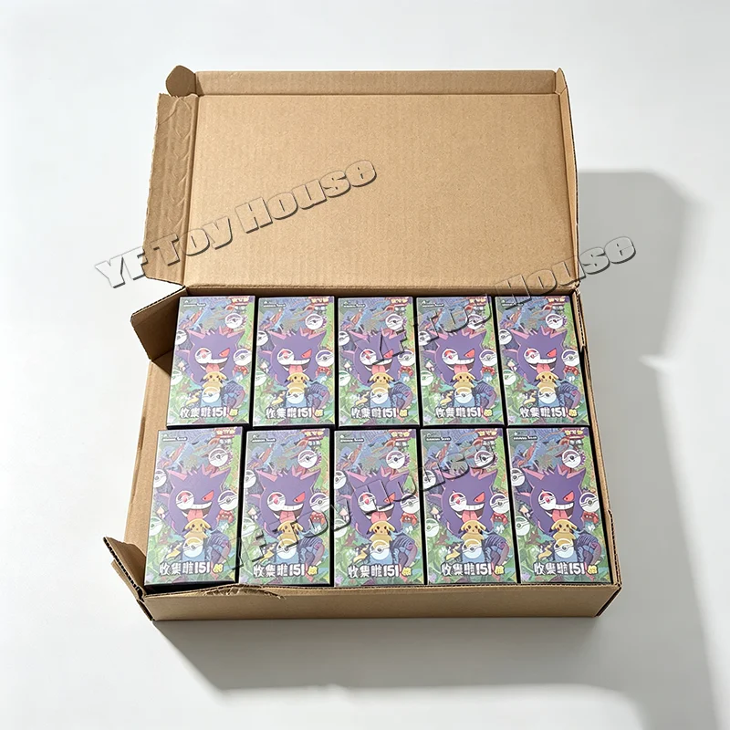 20 pz/scatola Carte Pokémon PTCG Cinese Semplificato Zhu Zi Collezionabili Serie 151 Change Blind Box Carte Ponyta Giocattolo