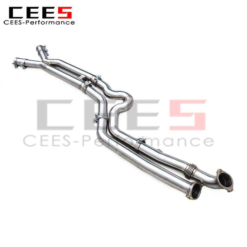 CEES Tuning Equal Length Exhaust Mid Pipe for BMW M3/M4 G80/G82 3.0T 2021-2024 Stainless Steel Middle Pipes Exhaust System