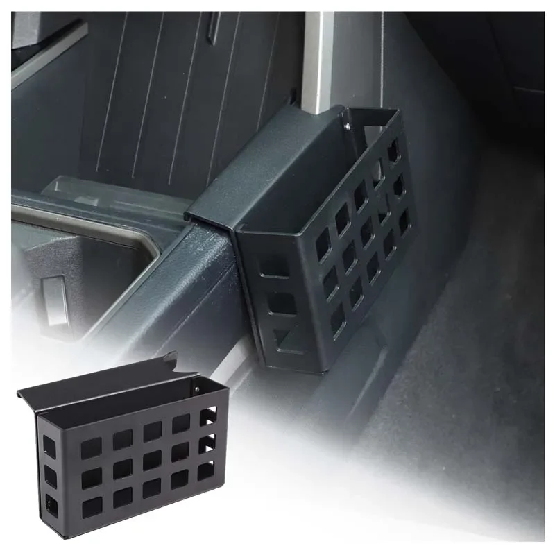 

For Toyota Tundra/Sequoia 2022-2023 Car Center Console Side-mounted Storage Basket Aluminum Alloy Interior Storage Accessories