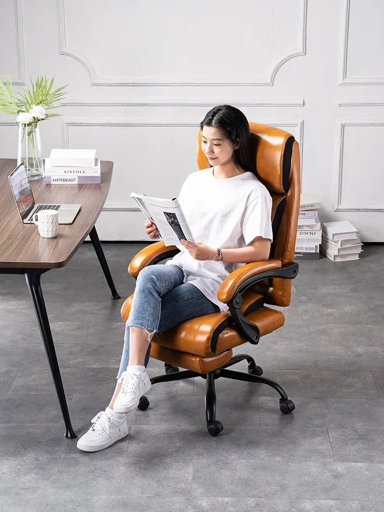 Pc Room Chair Posture Correction Backrest Comfortable Game Comfy Ergonomic Rotating Office Design Executive Lazy Gaming Gamming