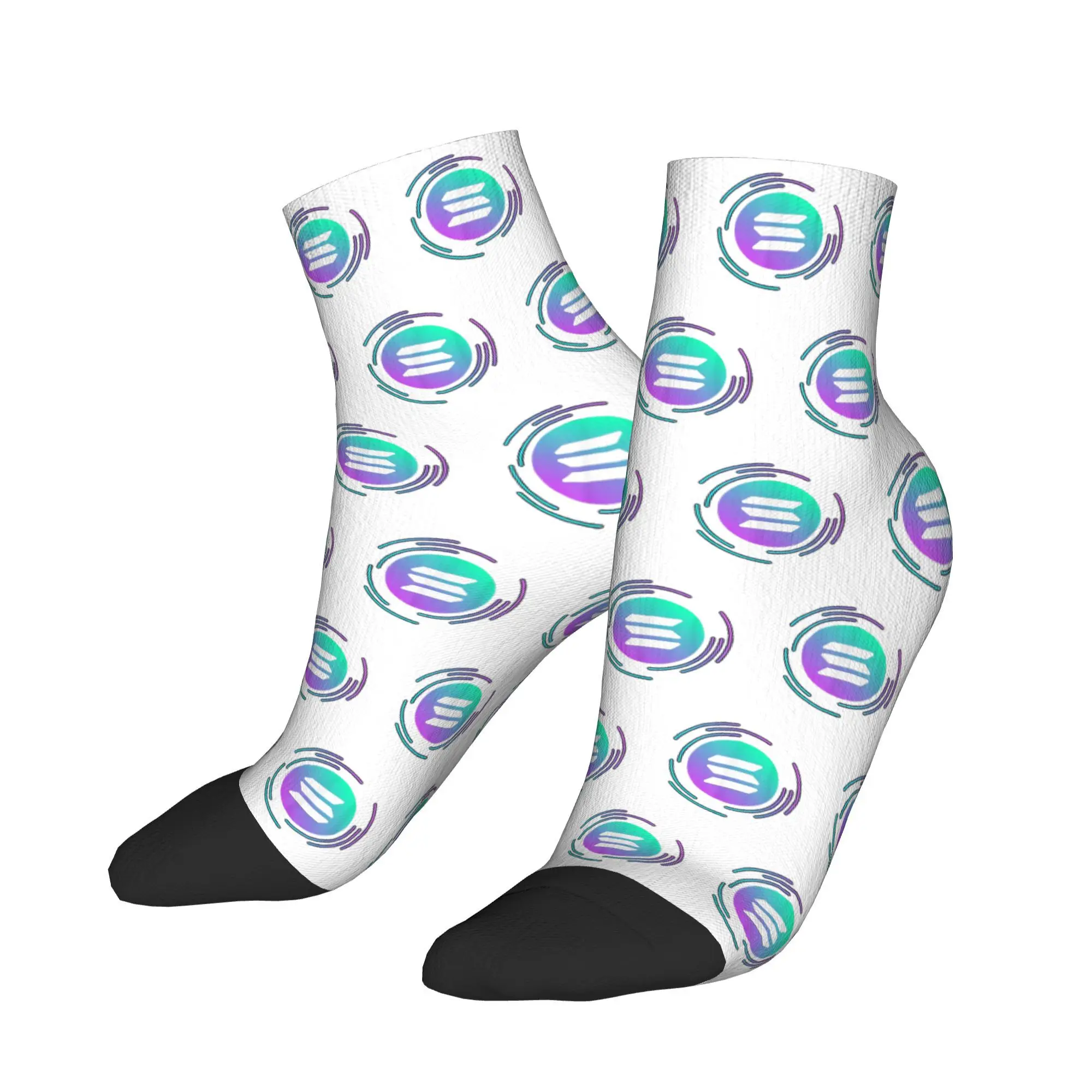 

Solana Cryptocurrency - Solana SOL Socks Harajuku, супер мягкие чулки, всесезонные носки, аксессуары для мужчин и женщин, подарки