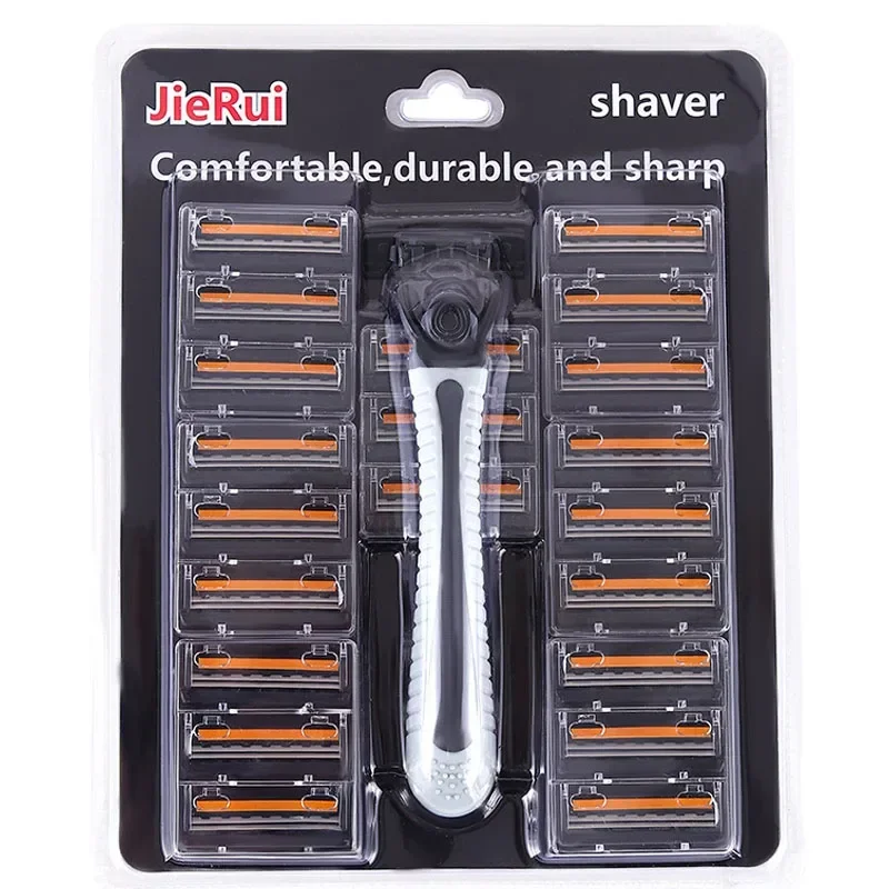 Shaver Brand New Design Men Razor Shaving Two Layer Shaver Reusable Razor Imported Blade Multi Tool Head Change