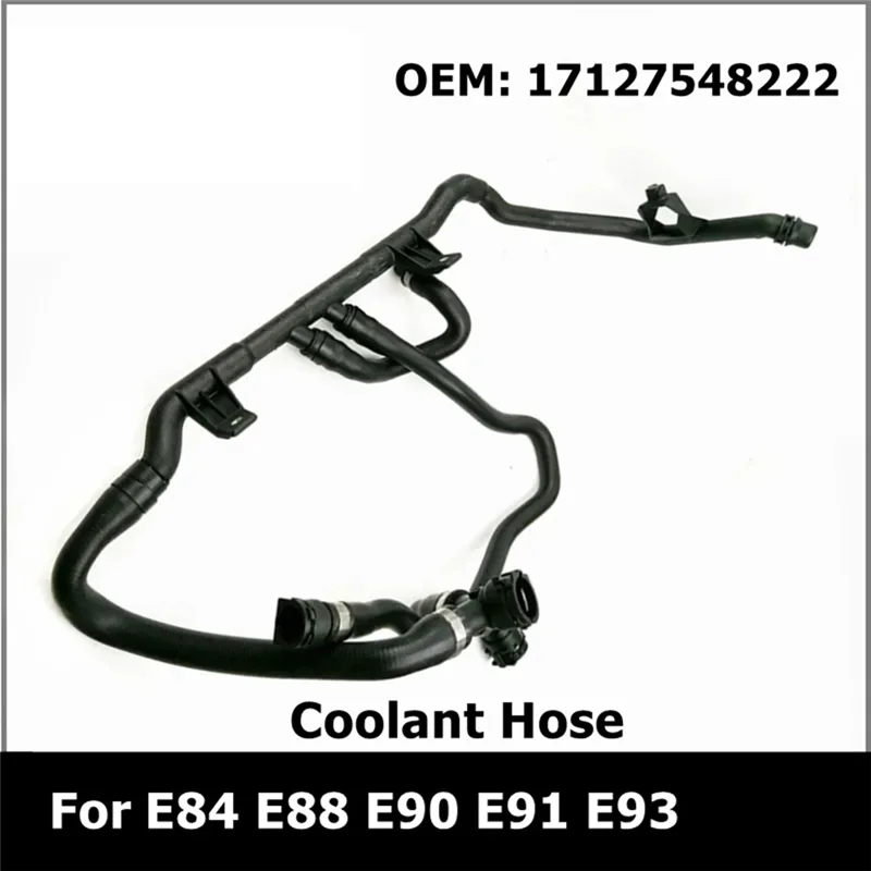 17127548222   Manguera del termostato de retorno del calentador del coche compatible con BMW E82 E84 E88 E90 E91