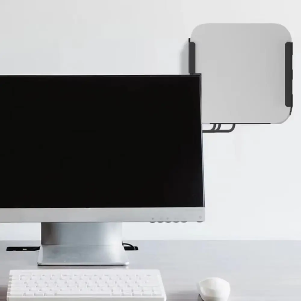 Bottom Mount Desktop Stand Cooling Function Under Desk Desk Bottom Bracket Hanging Design for Mac Studio Mac mini M4 / M4 Pro - Image 3