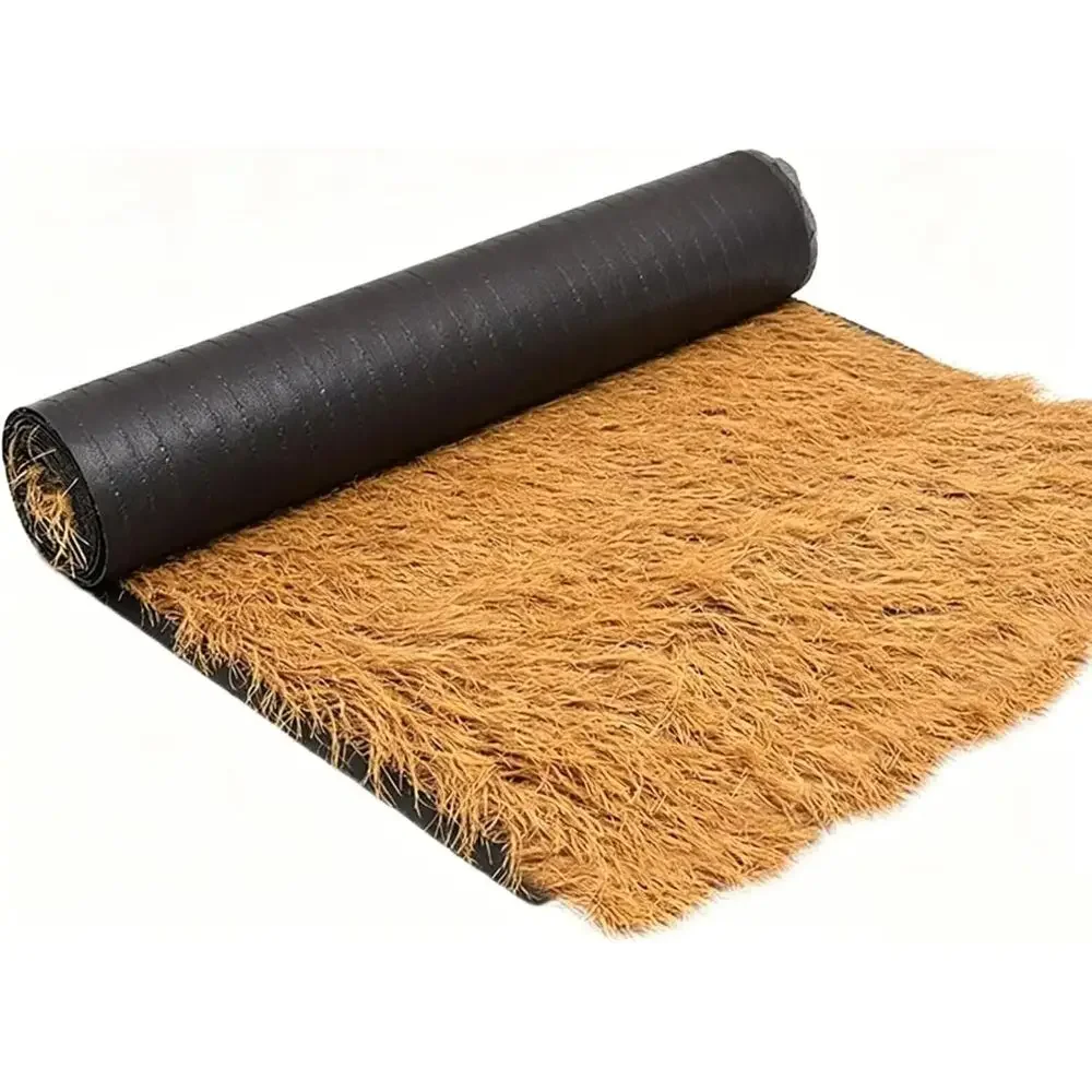 Artificial Grass Tiki Bar Hut Roofing Roll, Waterproof & Fire-Resistant, Ideal for Tropical Party Décor, Patio, Pool, Beach