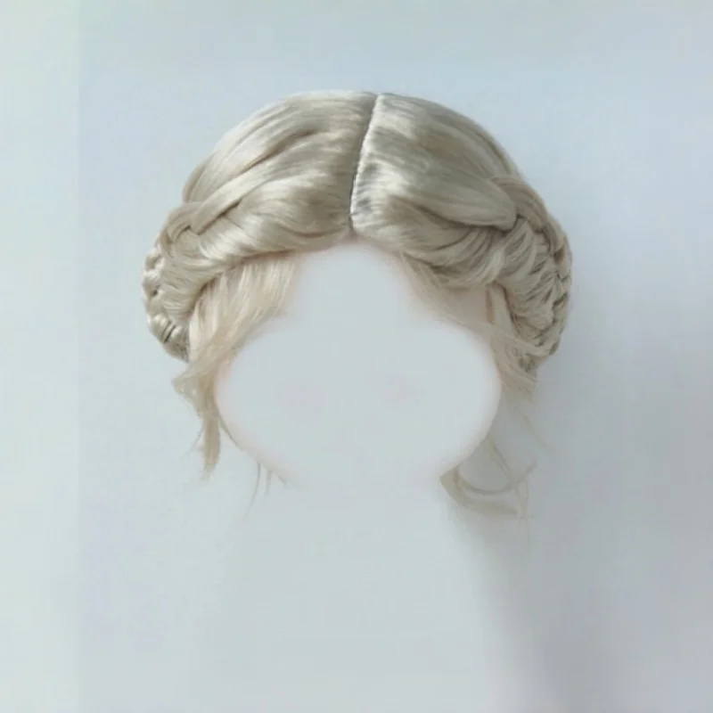 JD177  1/12 1//8 1/6  1/4  1/3 Ballet Braid Bowl  Doll Wigs OB11 YOSD MSD SD DOD  Chinese Buns Synthetic Mohair BJD Hair