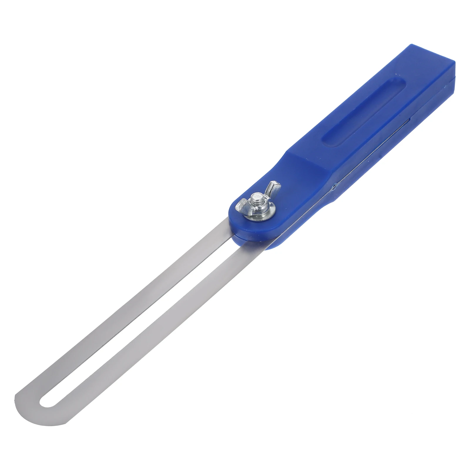 

Woodworking Ruler Tool 10inch 250mm Blue High Precision 360 Degree Adjustable Angle Measuring Steel Scale Multi Angle