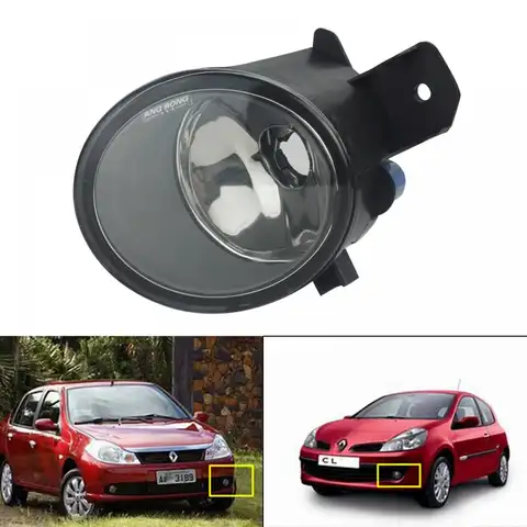 Luz antiniebla delantera izquierda sin bombilla para Renault Clio Espace Espace Master Laguna