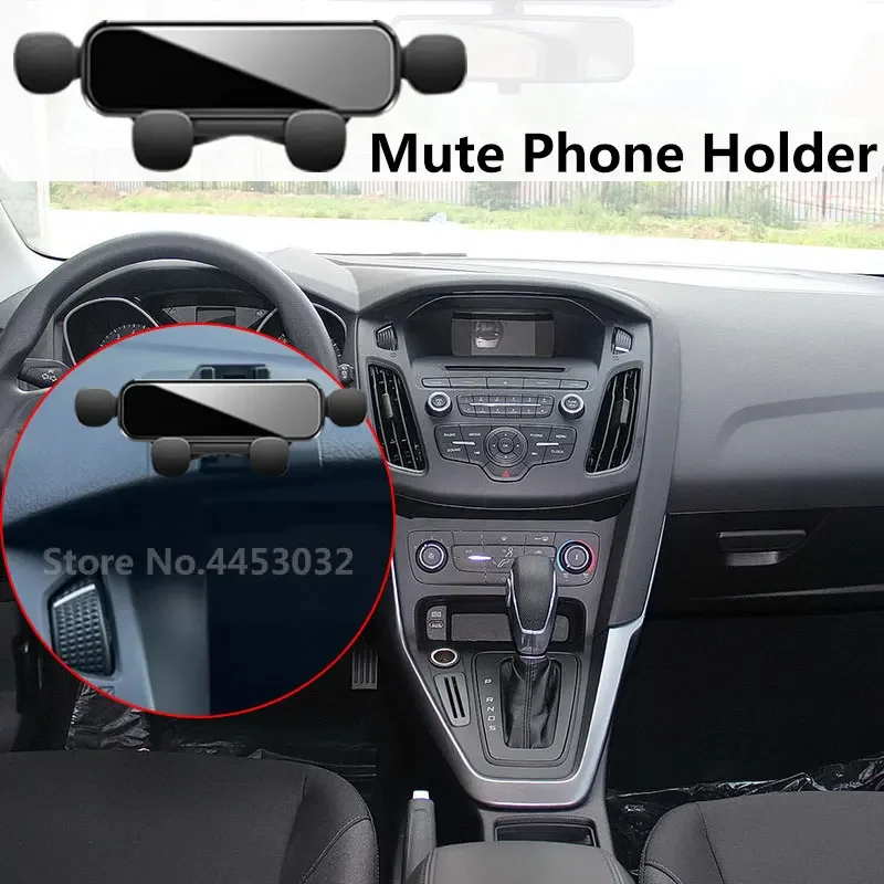 

Гравитационный кронштейн для Ford Focus Mk3 2012-2016yr, автомобильный держатель, зеркальная подставка GPS с фиксированным базовым аксессуаром