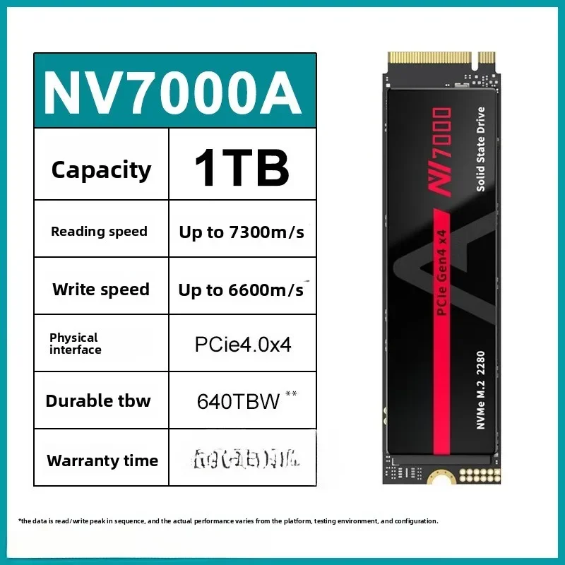 Netac محرك الحالة الصلبة NV7000 Series 1T 2T كمبيوتر ألعاب PS5 وحدة تحكم ألعاب PCIE4.0 عالية السرعة SSD