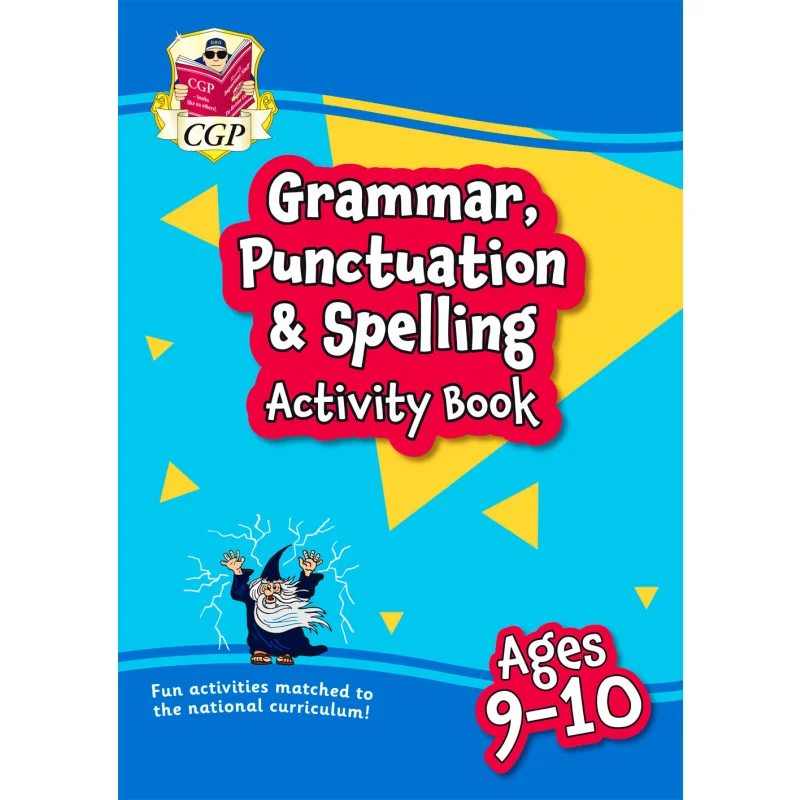 

Новая книга для занятий пунктуацией грамматики для правописания для детей 910 лет, книги CGP, координация групп, публикации 9781789087345, книга