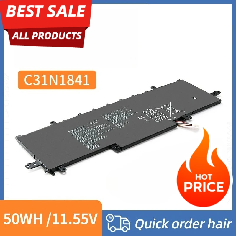 

C31N1841 Laptop Battery For Asus UX433FAC UX433FLC UX434FLC UX434FQ Q407IQ Q427FL UM433DA UX333FAC UX334FL UX334FLC UX46