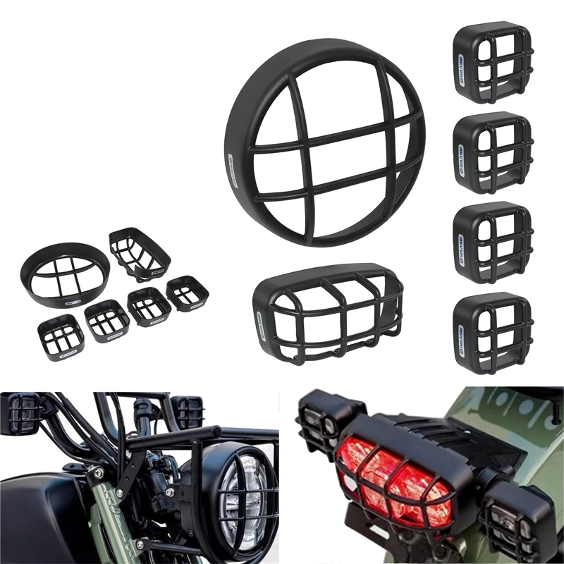 

Motorbike 6pcs/set Headlight Taillight Turn Signals Grille Guard Protector Cover For Honda CT125 Trail 125 huntercub 2020-2023