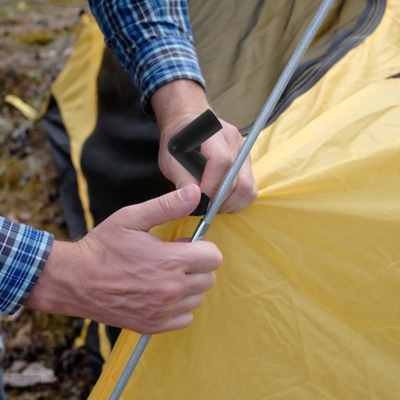 

30Pcs Camping Tent Accessories Plastic Right Angle Elbow Connectors Tent Pole Adapter Canopy Replacement Parts Outdoor Pole