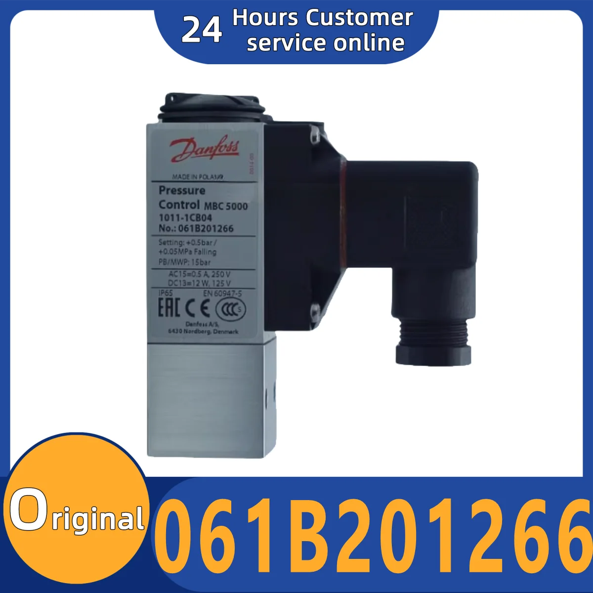 

Brand new original pressure switch 061B201266 061B200266 061B200466 061B200966